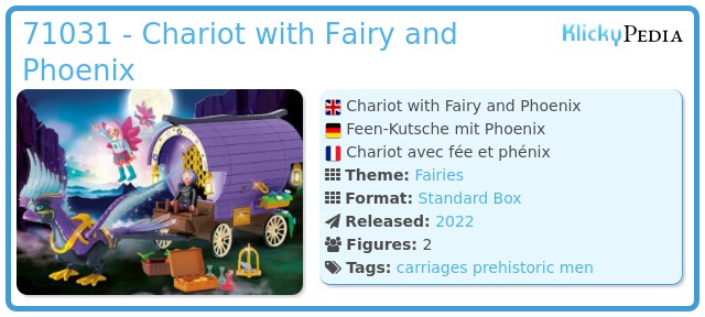 Playmobil 71031 - Chariot with Fairy and Phoenix