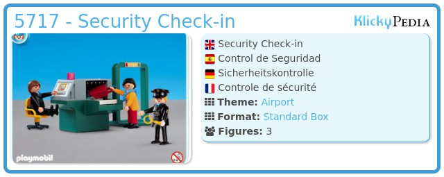 Playmobil 5717 - Security Check-in