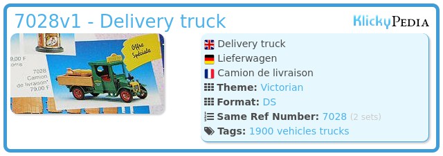 Playmobil 7028 - Delivery truck