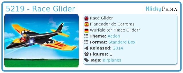 Playmobil 5219 - Race Glider