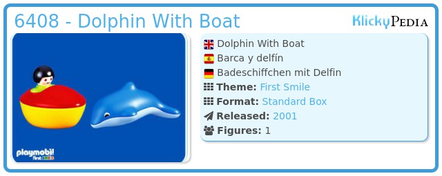 Playmobil 6408 - Dolphin With Boat