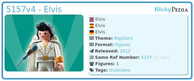 Playmobil 5157v4 - Elvis
