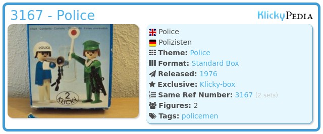 Playmobil 3167 - Police