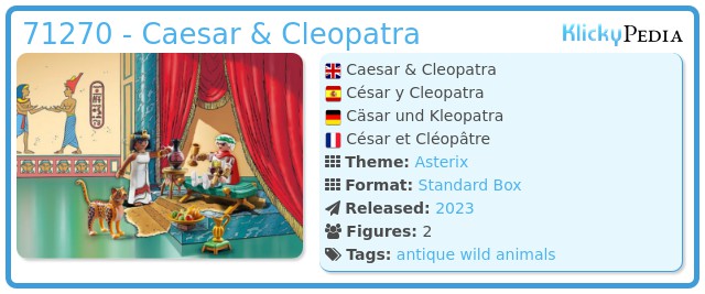 Playmobil 71270 - Caesar & Cleopatra