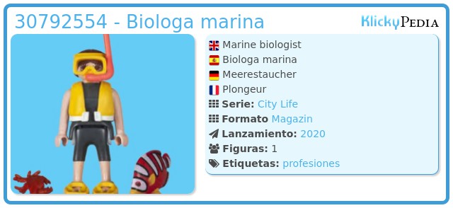 Playmobil 30792554 - Biologa marina