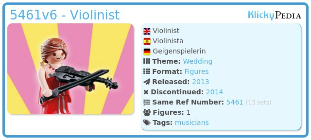Playmobil 5461v6 - Violinist