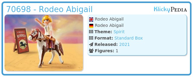 Playmobil 70698 - Rodeo Abigail