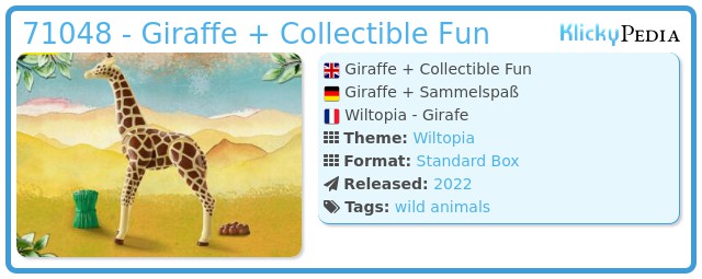 Playmobil 71048 - Giraffe + Collectible Fun