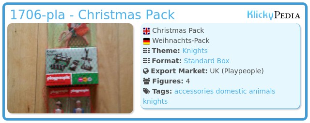 Playmobil 1706-pla - Christmas Pack