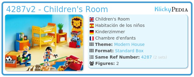 Playmobil 4287v2 - Children's Room