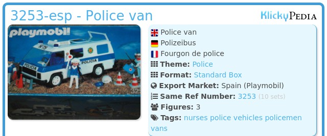 Playmobil 3253-esp - Police van