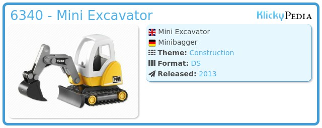 Playmobil Excavator Part 6340 New 