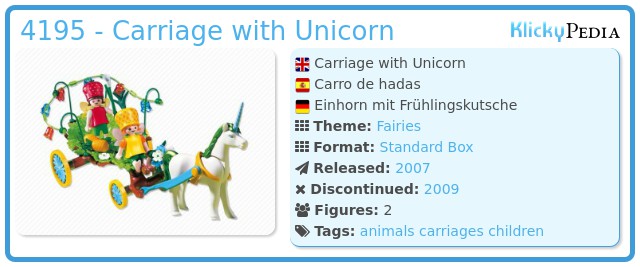 Playmobil 4195 - Carriage with Unicorn