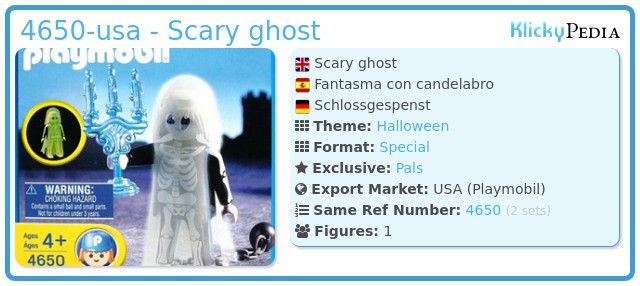 Playmobil 4650-usa - Scary ghost