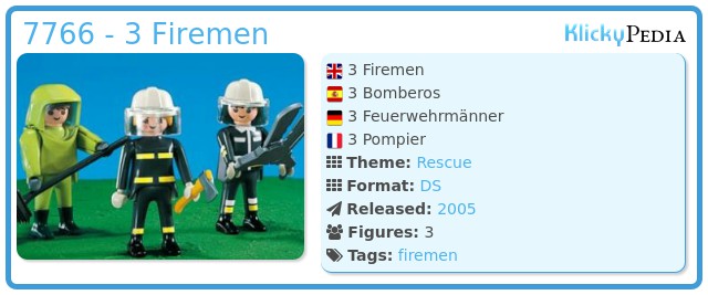Playmobil 7766 - 3 Firemen
