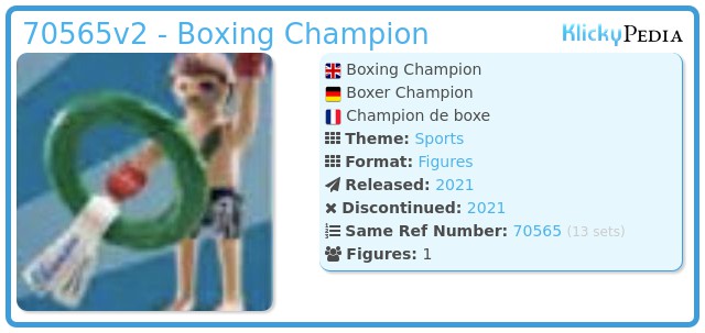 Playmobil 70565v2 - Boxing Champion