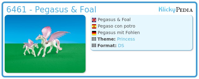 Playmobil Pegasus With Foal Building Set 6461 NEW IN STOCK 