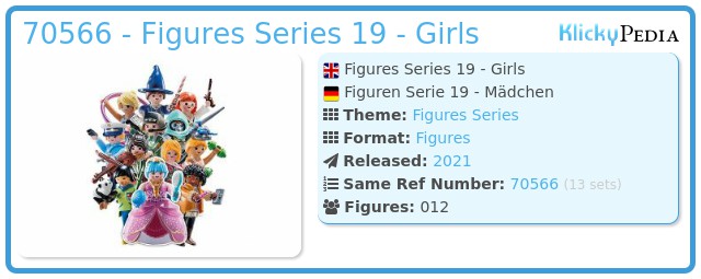Playmobil 70566 - Figuren Series 19 - Girls