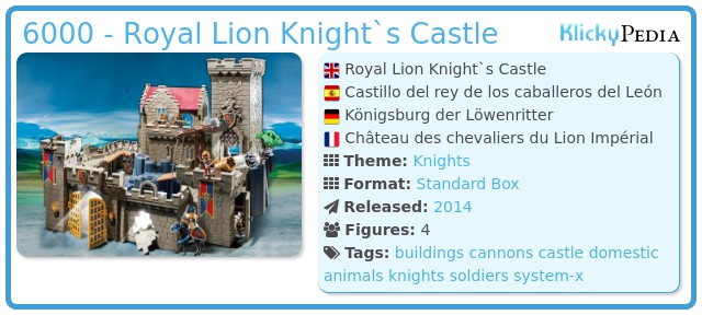 Playmobil Set: - Royal Knight`s Castle -
