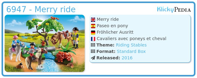 Playmobil 6947 - Merry ride