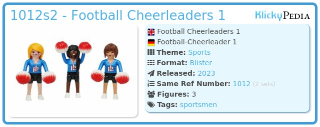 Playmobil 1012s2 - Football Cheerleaders 1
