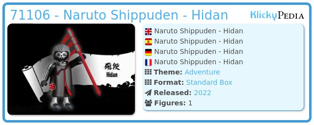 Playmobil 71106 - Naruto Shippuden - Hidan