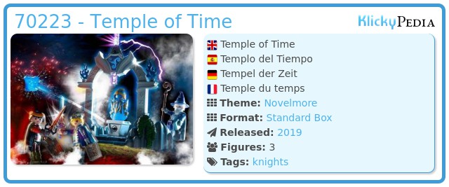 Playmobil 70223 - Temple of Time