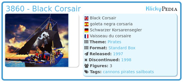 Playmobil 3860 - Black Corsair
