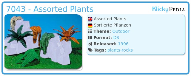 Playmobil 7043 - Assorted Plants