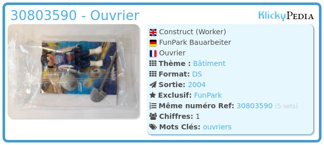 Playmobil 30803590 - Ouvrier
