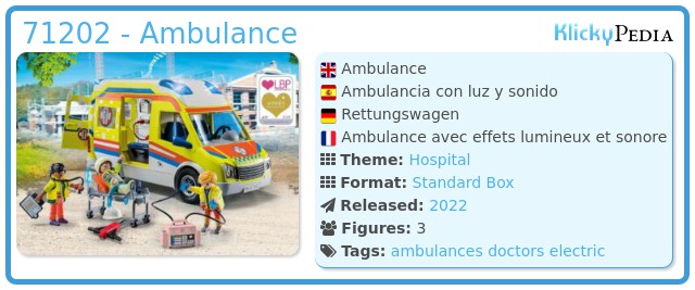 Playmobil 71202 - Ambulance