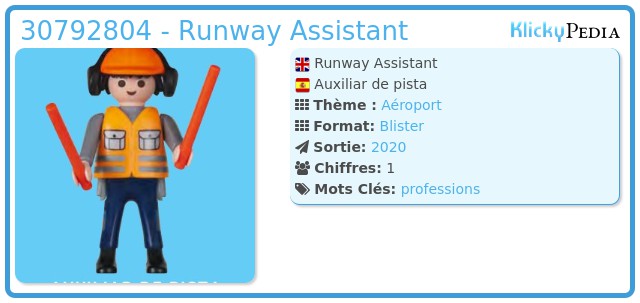 Playmobil 30792804 - Runway Assistant