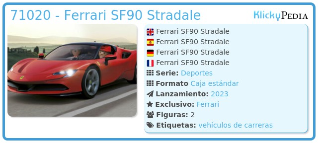 Playmobil 71020 - Ferrari SF90 Stradale