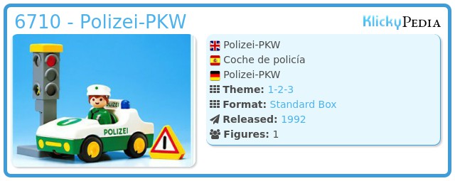 Playmobil 6710 - Polizei-PKW