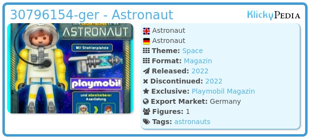 Playmobil 30796154-ger - Astronaut