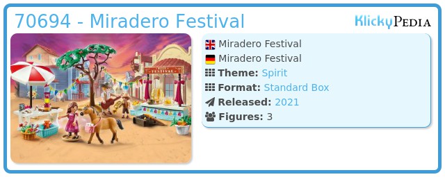 Playmobil 70694 - Miradero Festival