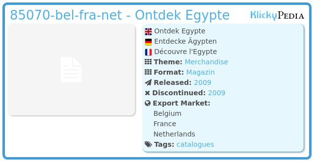 Playmobil 85070-bel-fra-net - Ontdek Egypte