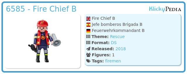 Playmobil 6585 - Fire Chief B
