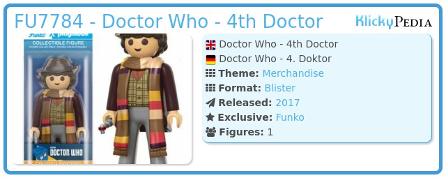 Playmobil FU7784 - Doctor Who - 4th Doctor