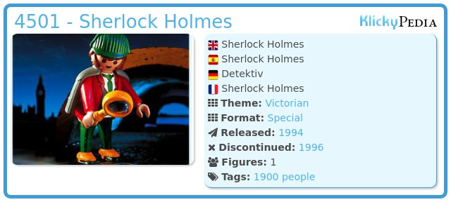 Playmobil 4501 - Sherlock Holmes