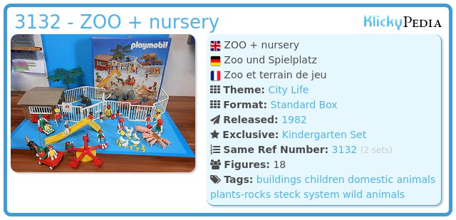 Playmobil 3132 - ZOO + nursery