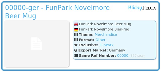 Playmobil 00000-ger - FunPark Novelmore Beer Mug