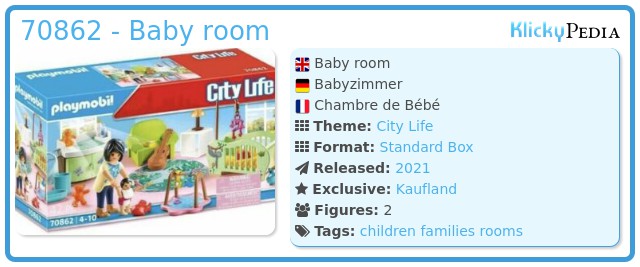 Playmobil 70862 - Baby room