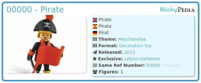 Playmobil 00000 - Pirate