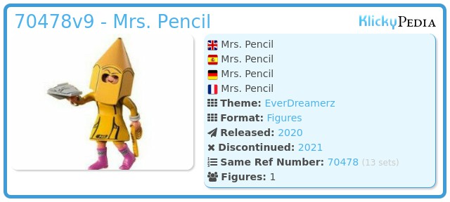 Playmobil 70478v9 - Mrs. Pencil