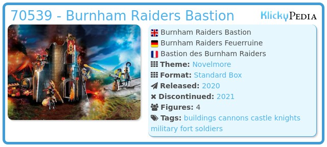 Playmobil 70539 - Burnham Raiders Bastion