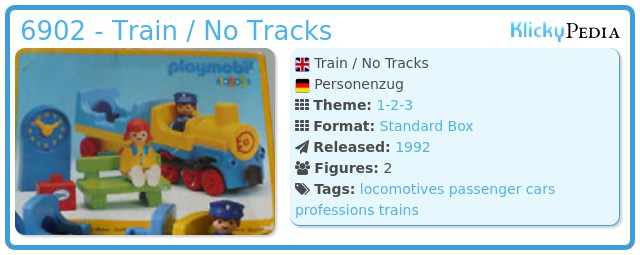 Playmobil 6902 - Train /  No Tracks