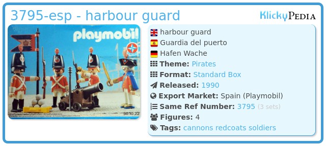 Playmobil 3795-esp - harbour guard