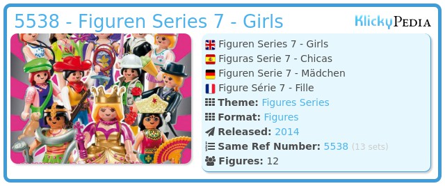 Playmobil 5538 - Figuren Series 7 - Girls