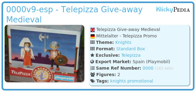 Playmobil 0000v9-esp - Telepizza Give-away Medieval